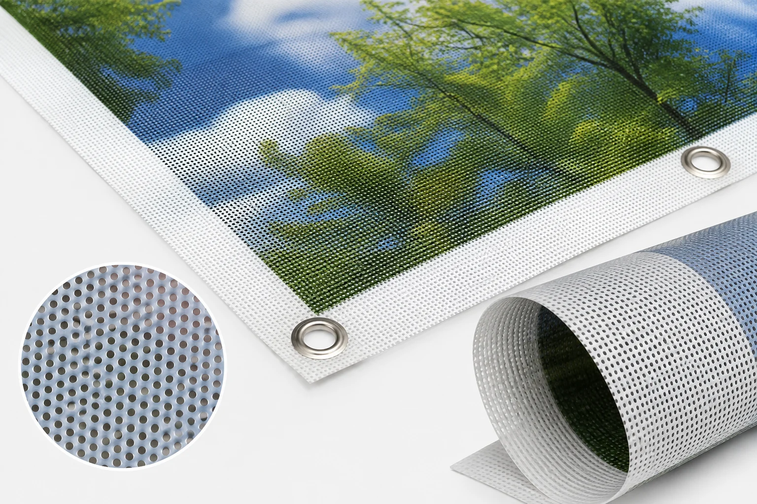 Banner Pubblicitario Microforato (Striscione Mesh)