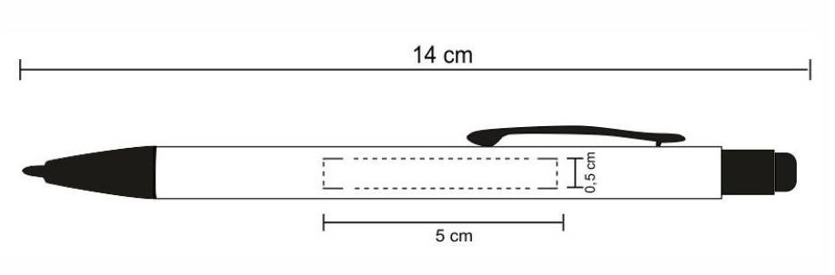 5275 Penna sfera a scatto, in Metallo - immagine 2