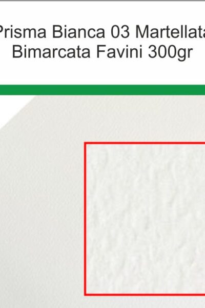 Prisma Bianca 03 Martellata Bimarcata Favini 300gr