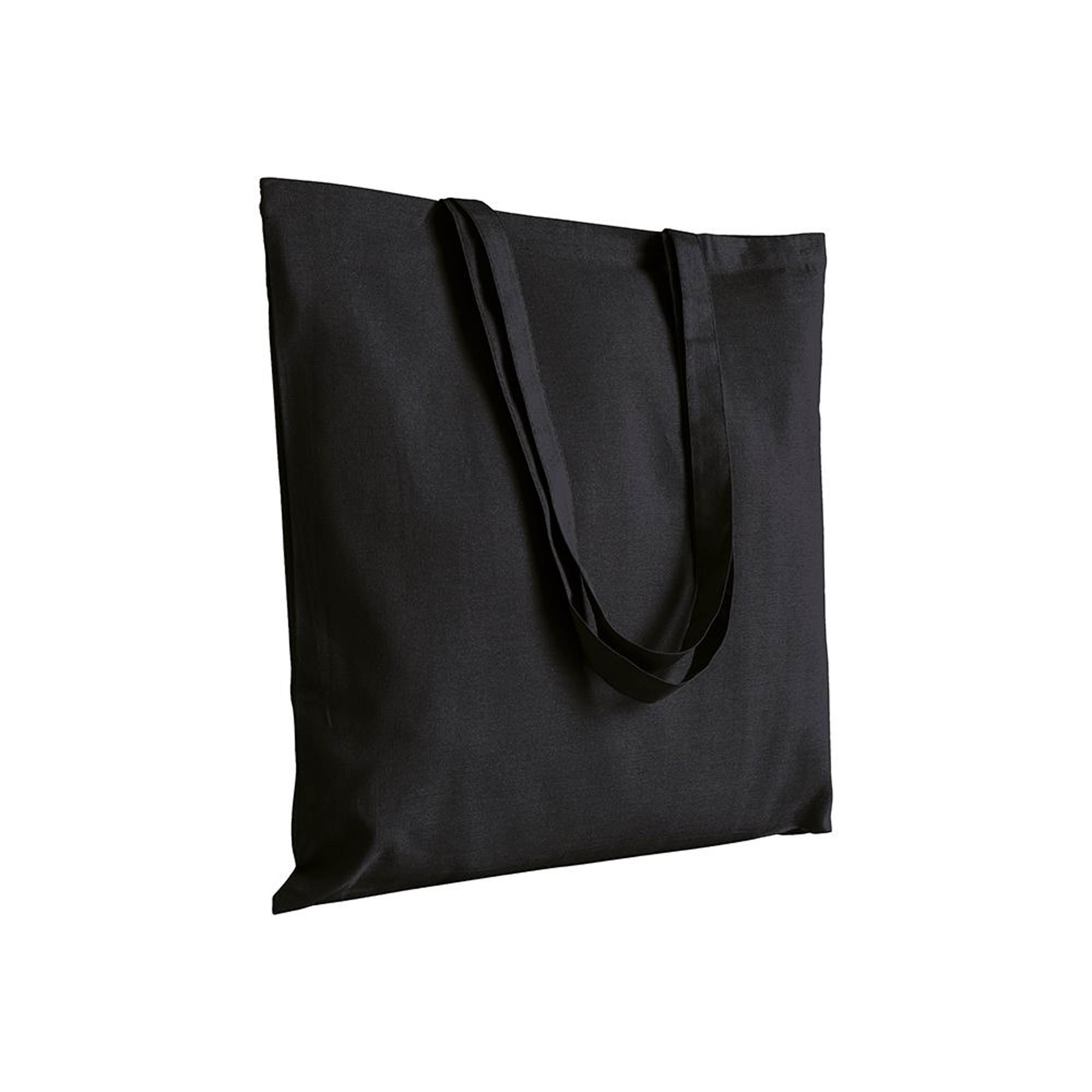 1711401 Shopper in cotone, manici lunghi - immagine 2