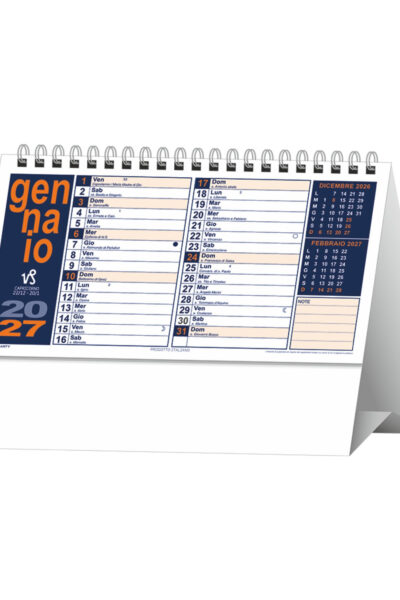 H016 - Portoghese - Calendario da tavolo cm 19x14,5